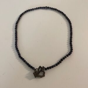 Nine West Beaded Toggle Clasp Necklace/Chocker